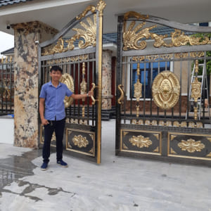 Cổng Inox Màu Tại Phú Thọ