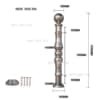 Trụ cái Inox giá rẻ