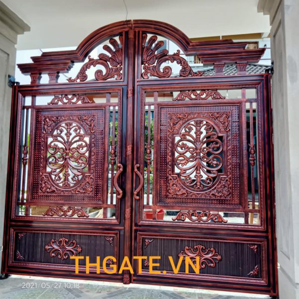 Cổng Inox Sơn Nung